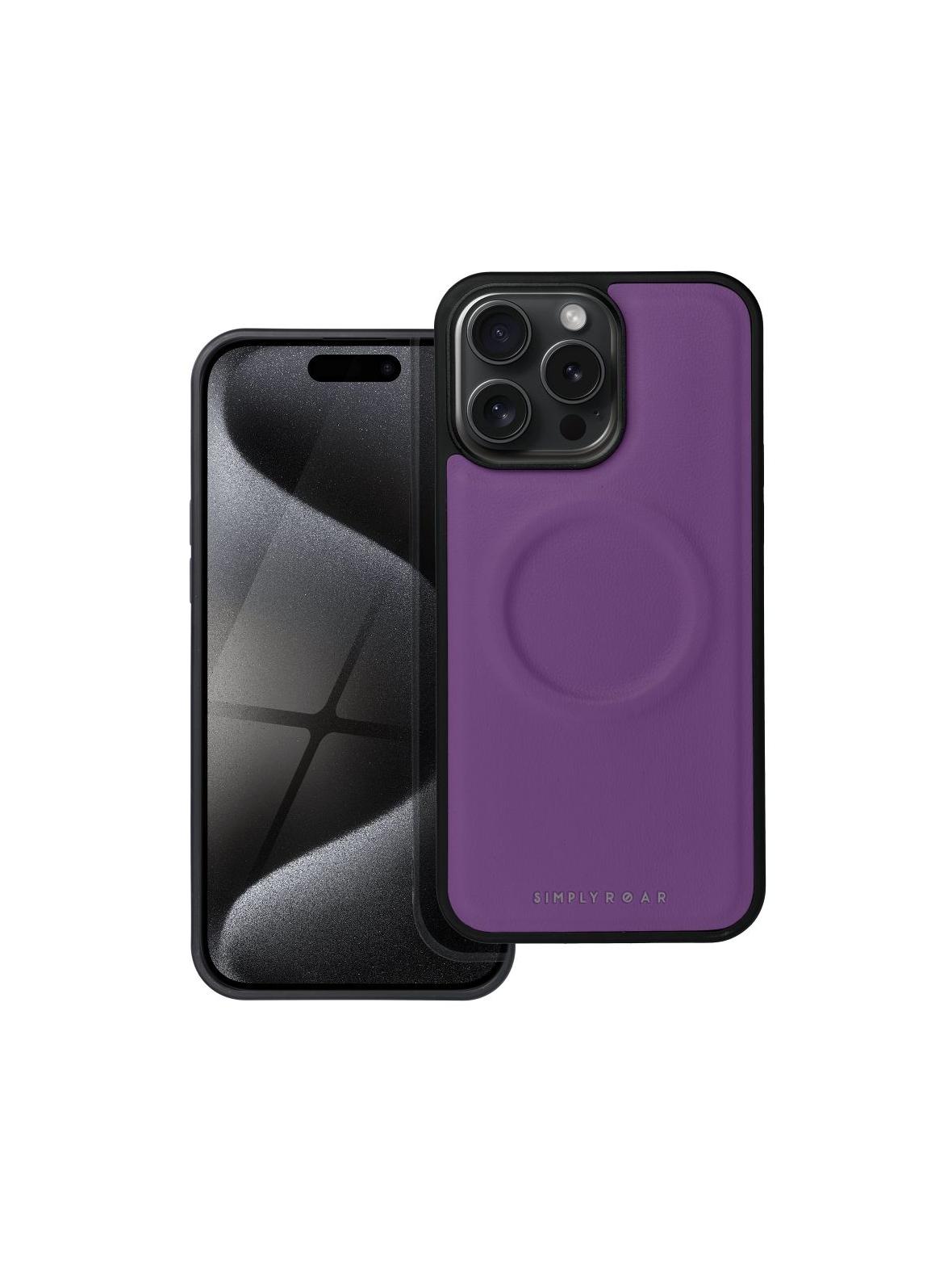 ROAR futerał MAG MORNING do IPHONE 15 Pro Max Fioletowy