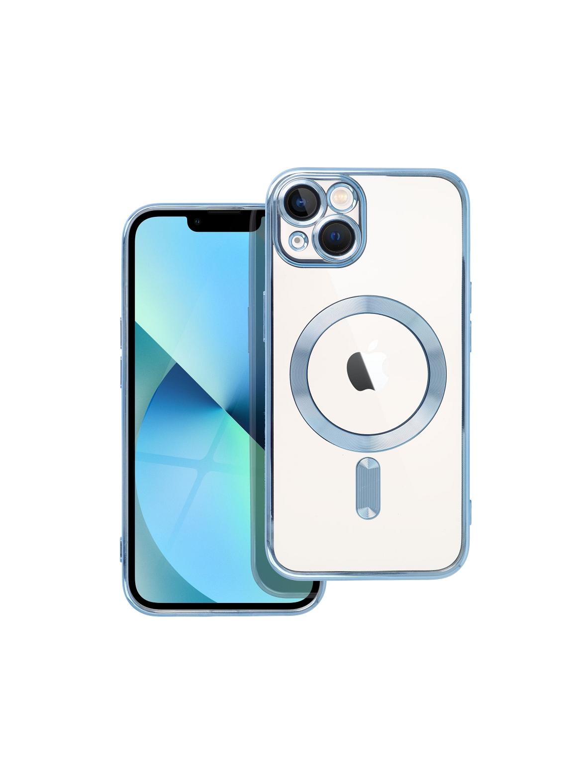 Futerał ELECTRO MAG COVER kompatybilny z MagSafe do IPHONE 13 niebieski