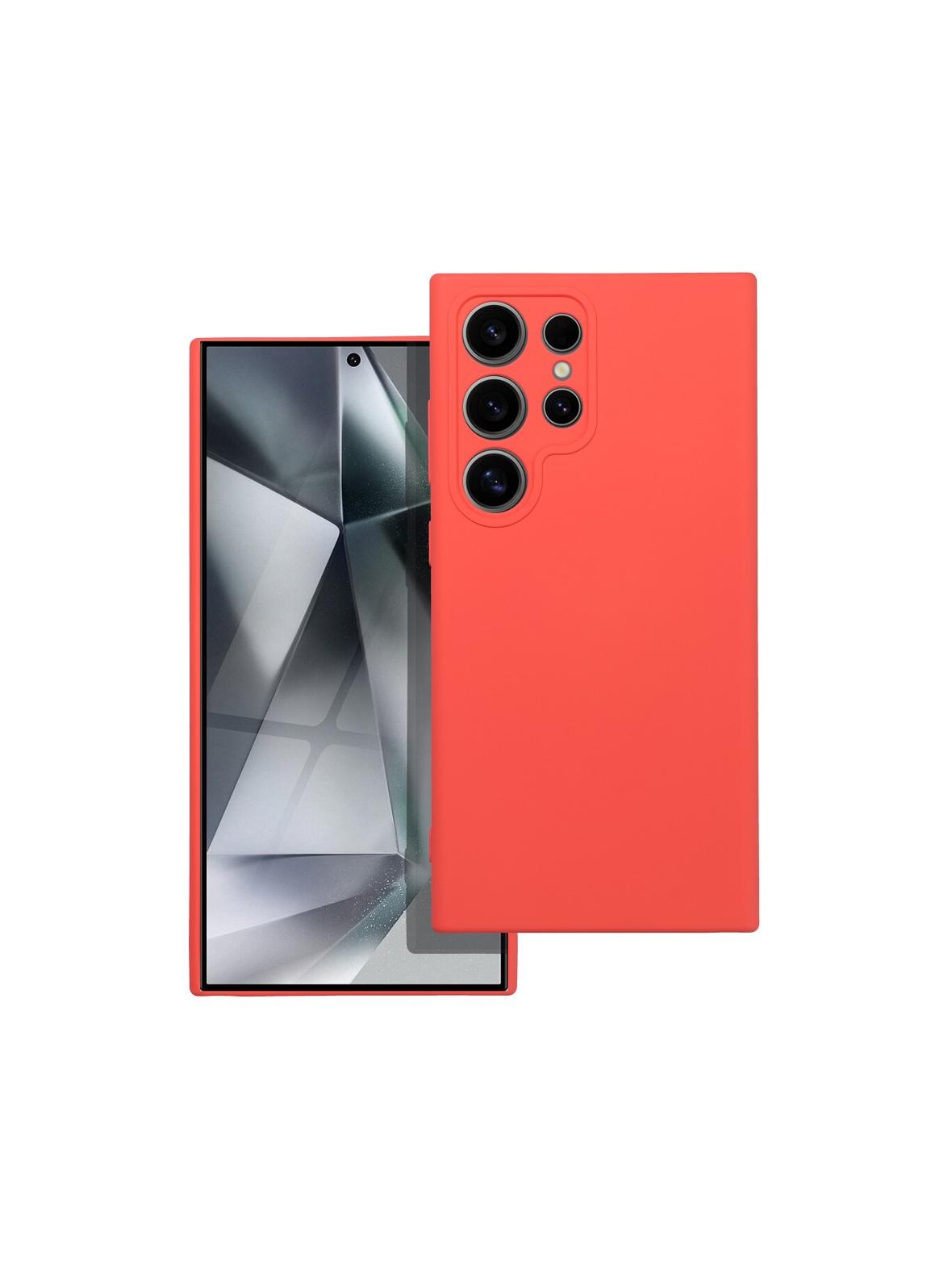 Futerał SILICONE do SAMSUNG S24 Ultra brzoskwiniowy