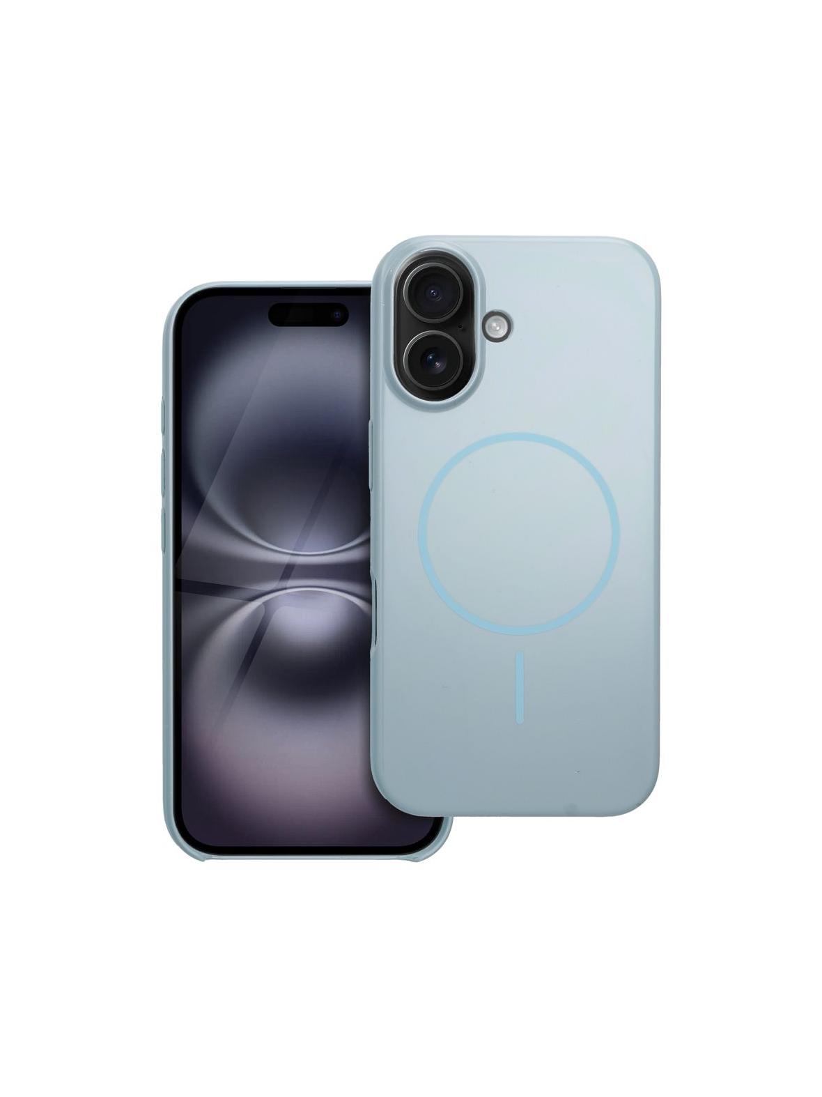 Glossy Mag Cover kompatybilny z MagSafe pasuje do IPHONE 16 miętowy