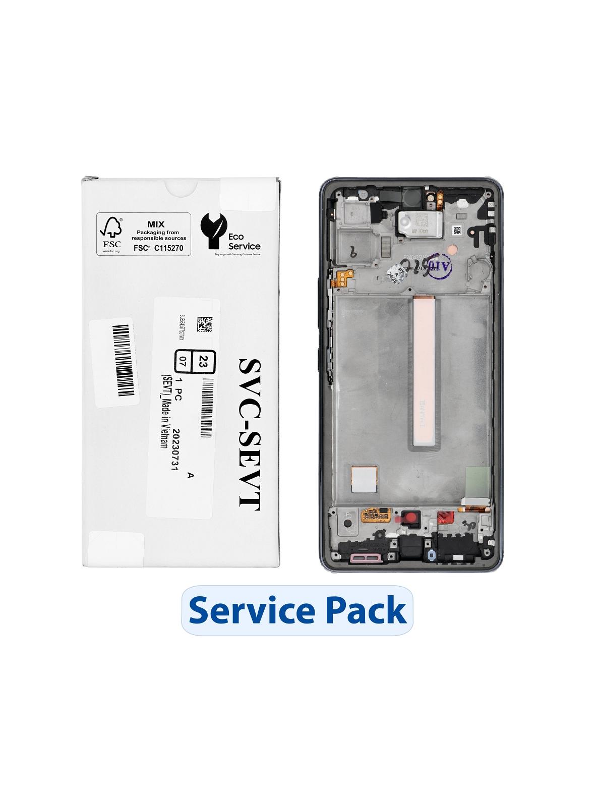 ServicePack Wyświetlacz LCD SAMSUNG  A53 5G A536B GH82-28024A Black