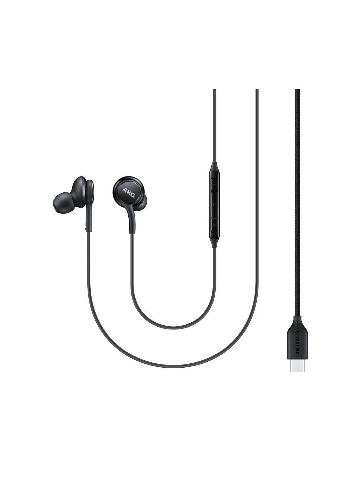 SAMSUNG AKG oryginalne słuchawki przewodowe Typ C z mikrofonem  IC-100BBEGEU czarne blister