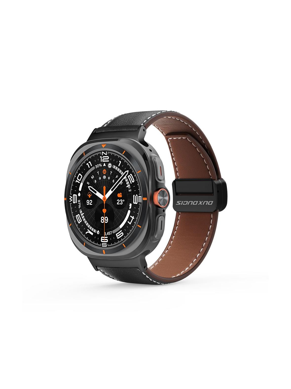 DUX DUCIS pasek YA skórzany 47 mm czarny