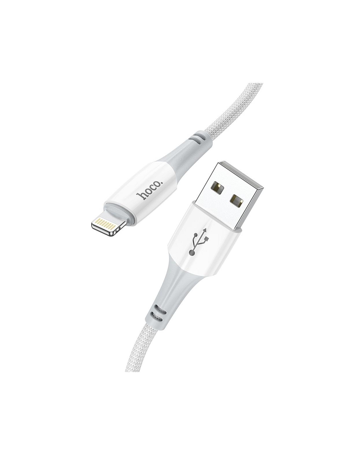 Kabel USB A do Lightning Hoco 2,4A 1 m X70 biały