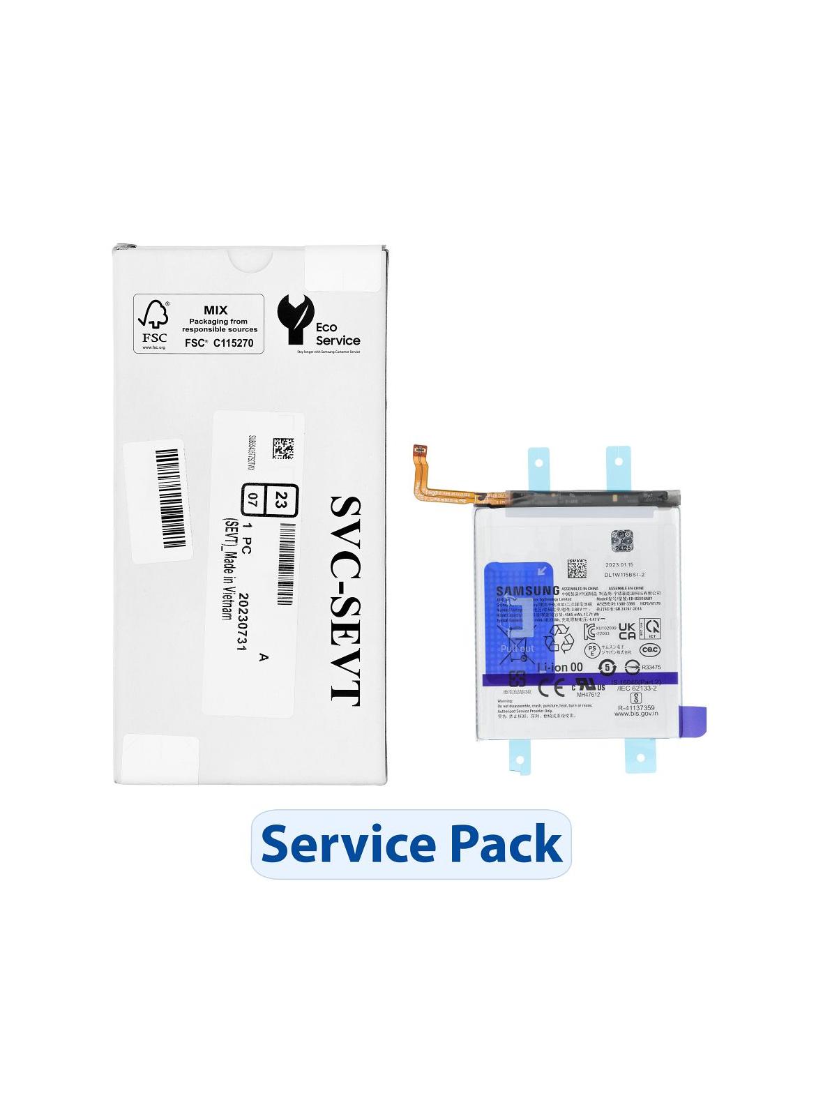 ServicePack Bateria EB-BS916ABY do SAMSUNG S23 Plus S916B GH82-30470A