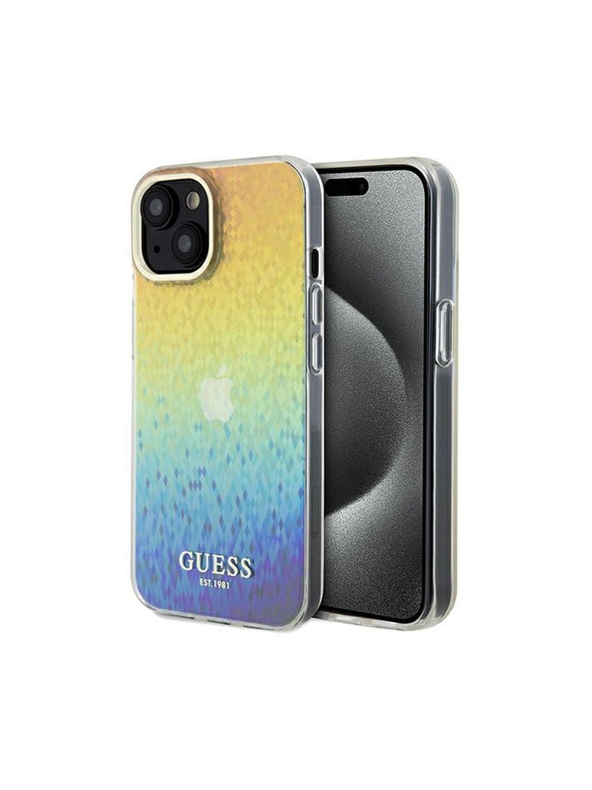 GUESS futerał do IPHONE 14 GUHCP14SHDECMI (IML Faceted Mirror / disco iridescent) wielokolorowy
