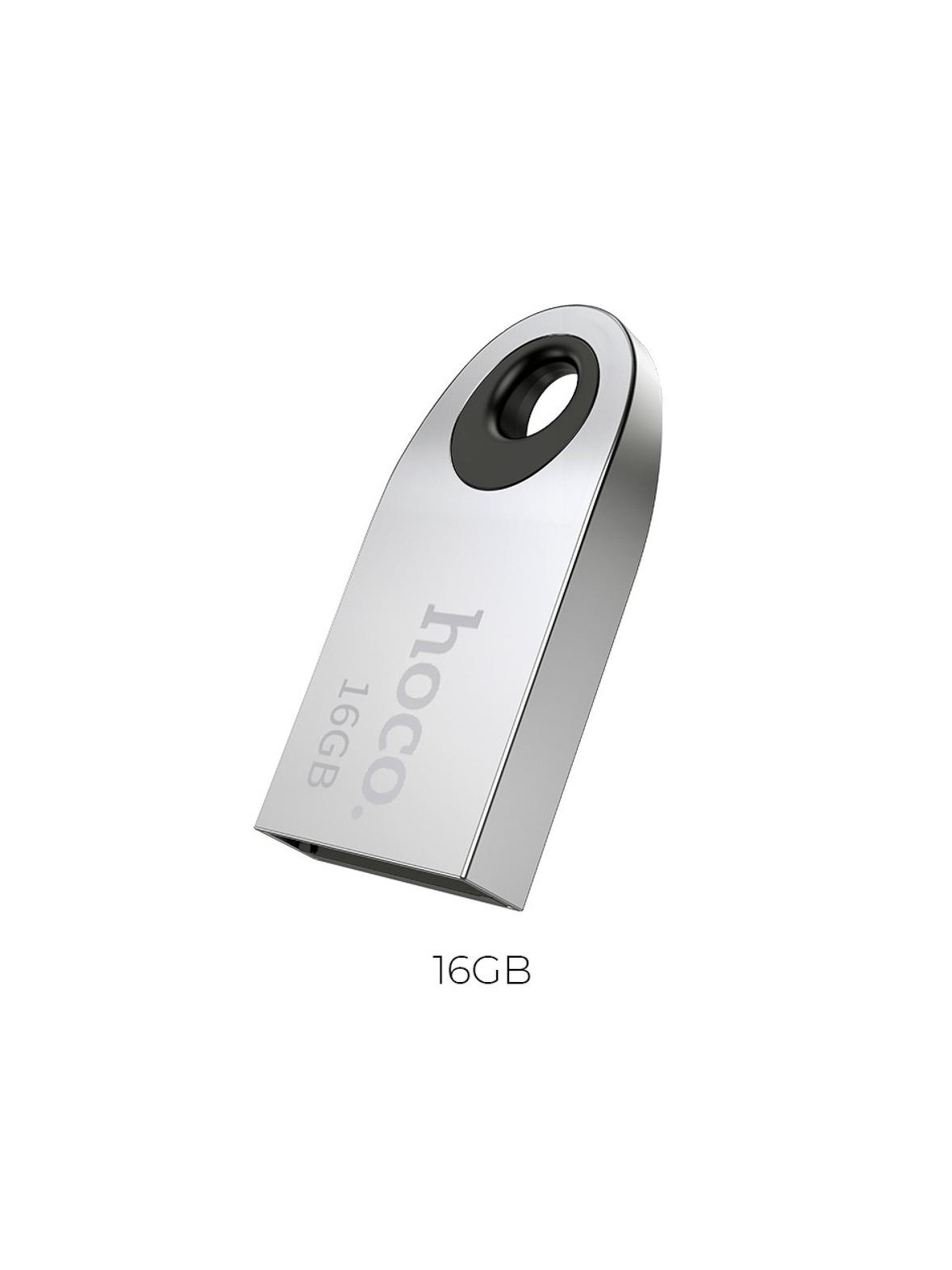 Pendrive 16GB USB 2.0 (USB A) Hoco mini UD9 srebrny