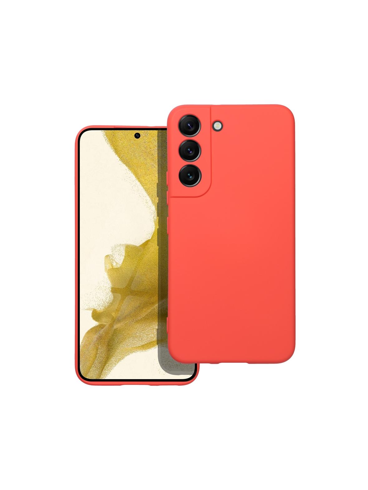 Futerał SILICONE do SAMSUNG S22 brzoskwiniowy