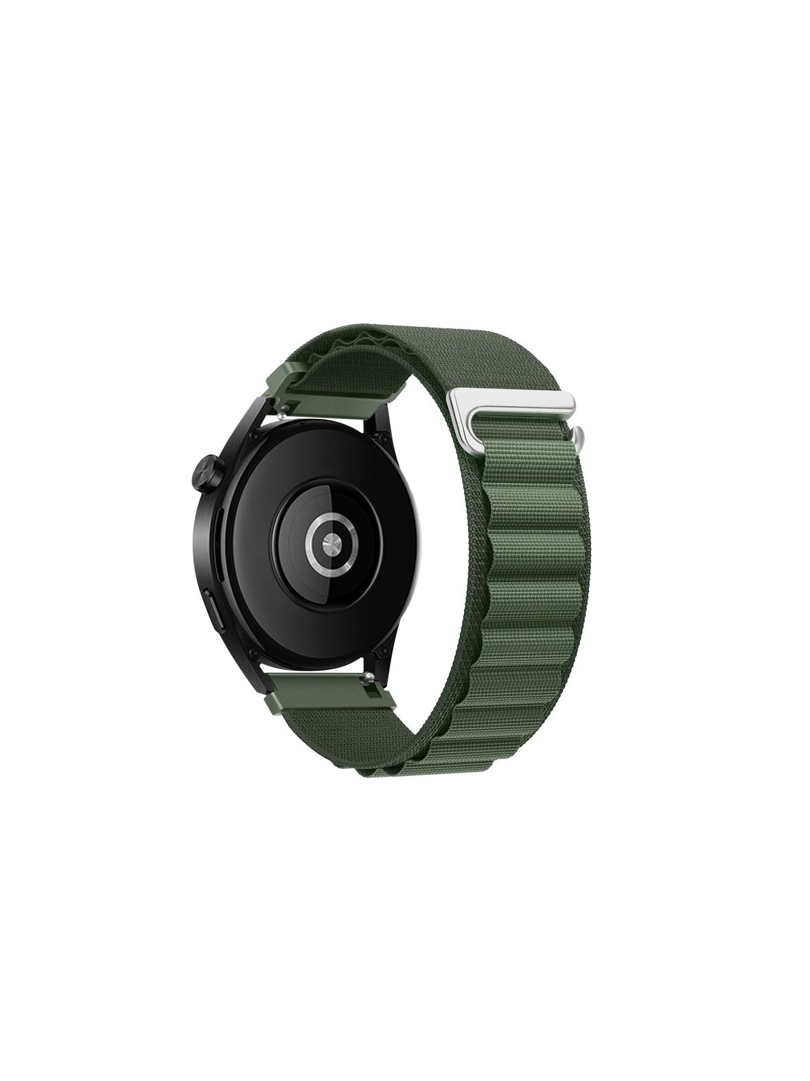 Pasek do Samsung Galaxy Watch Forcell F-Design FS05 sprzączka włókno poliestrowe 22 mm zielony