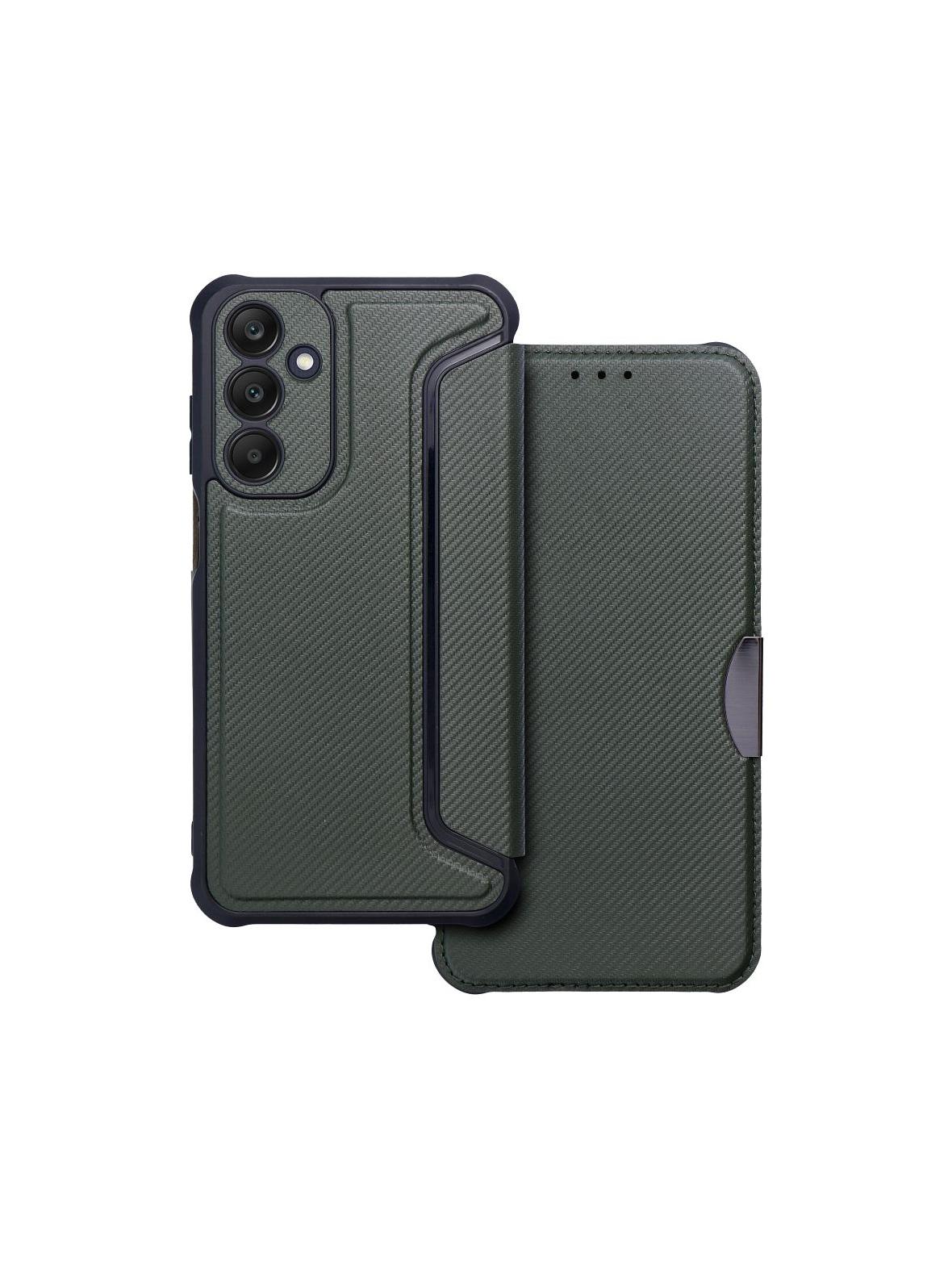 Kabura RAZOR Book do SAMSUNG A25 5G ciemnozielony