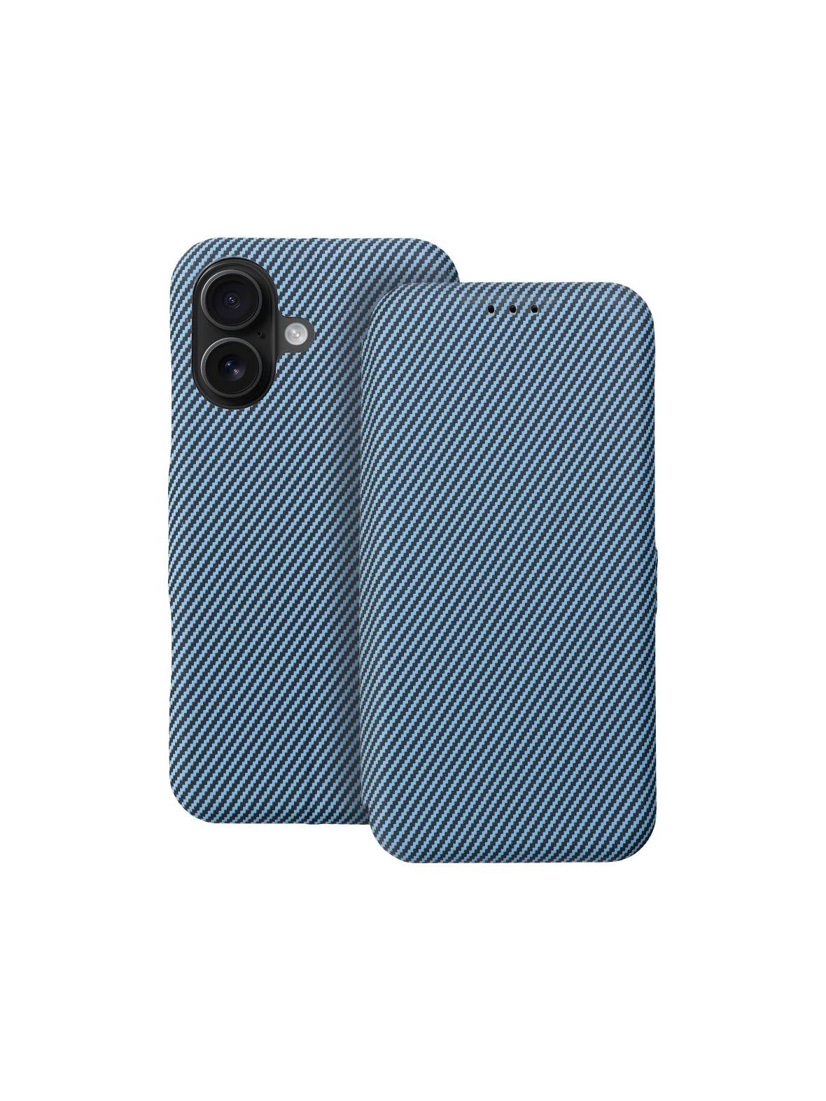 Kabura FOLIO Side Magnet do IPHONE 16 niebieski