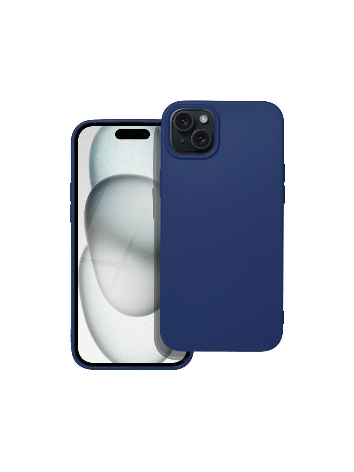 Futerał SOFT do IPHONE 15 PLUS ciemny niebieski