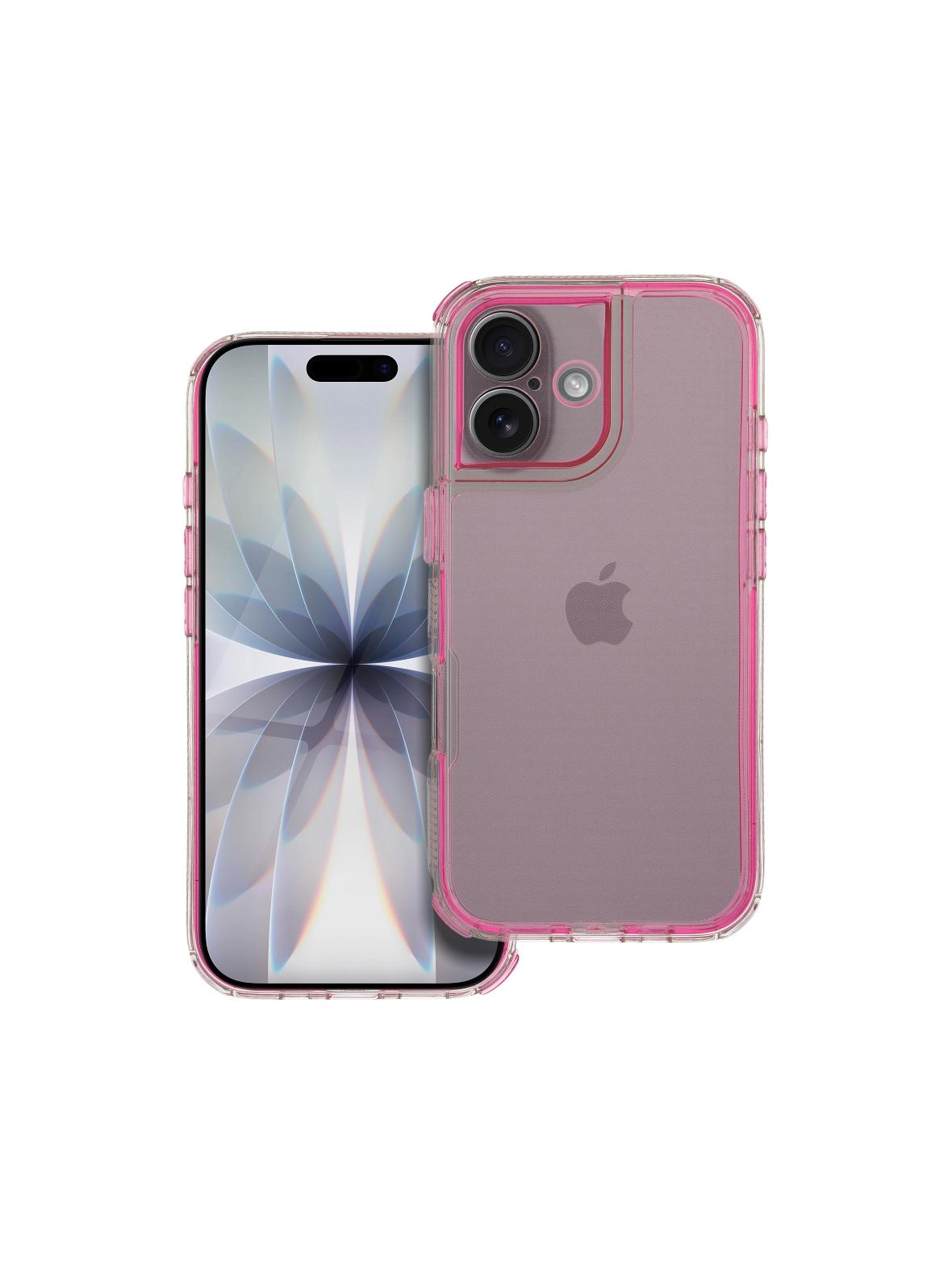 Futerał MATRIX CLEAR do IPHONE 17 pudrowy róż