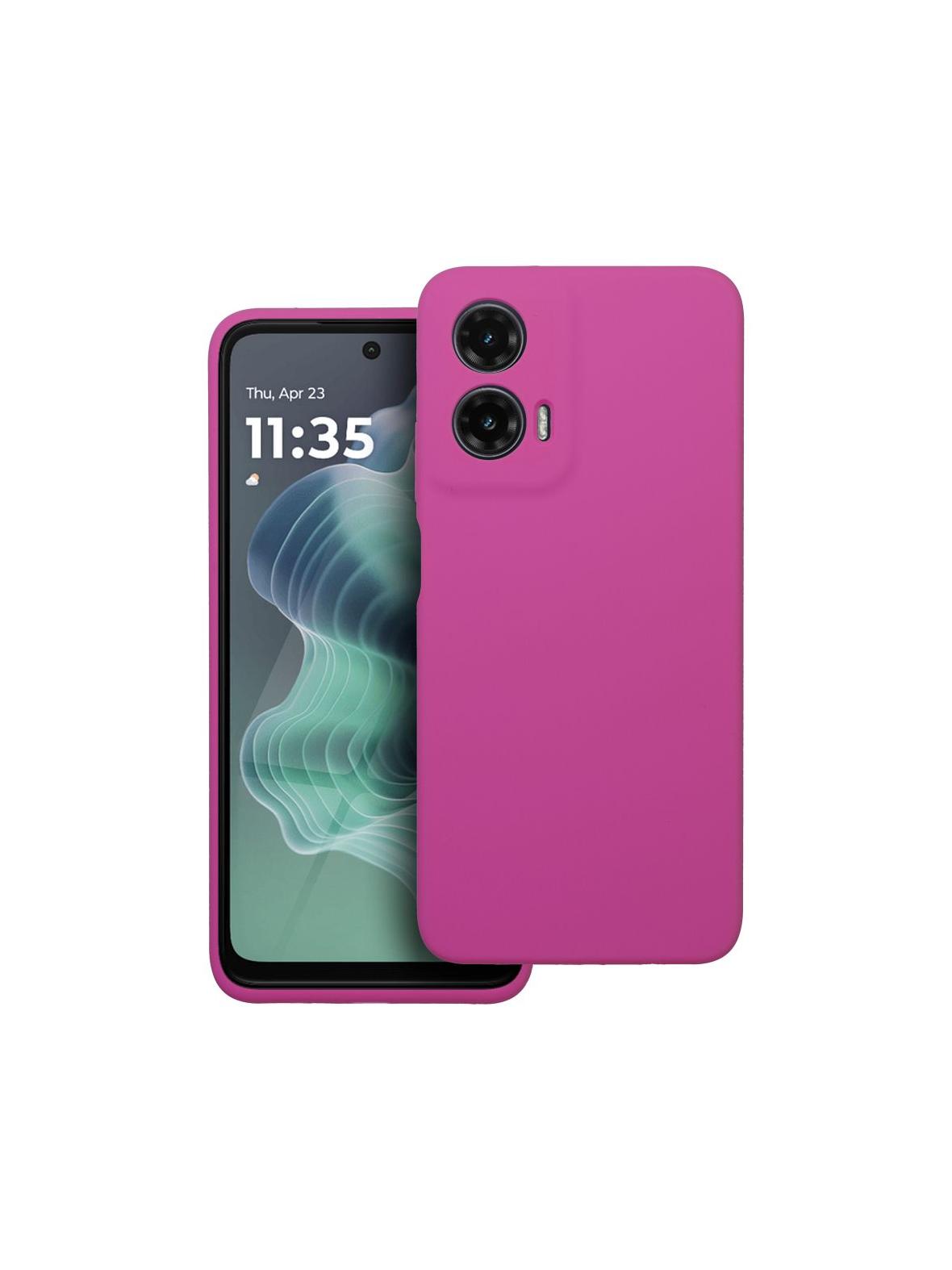 Futerał SILICONE 2mm do MOTOROLA G35 5G róż