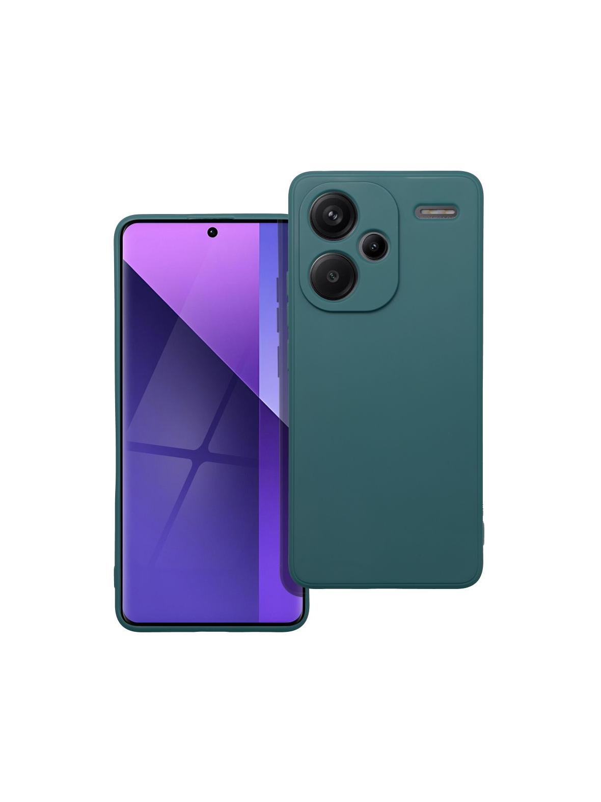 Futerał MATT do XIAOMI Redmi Note 13 Pro Plus 5G ciemnozielony