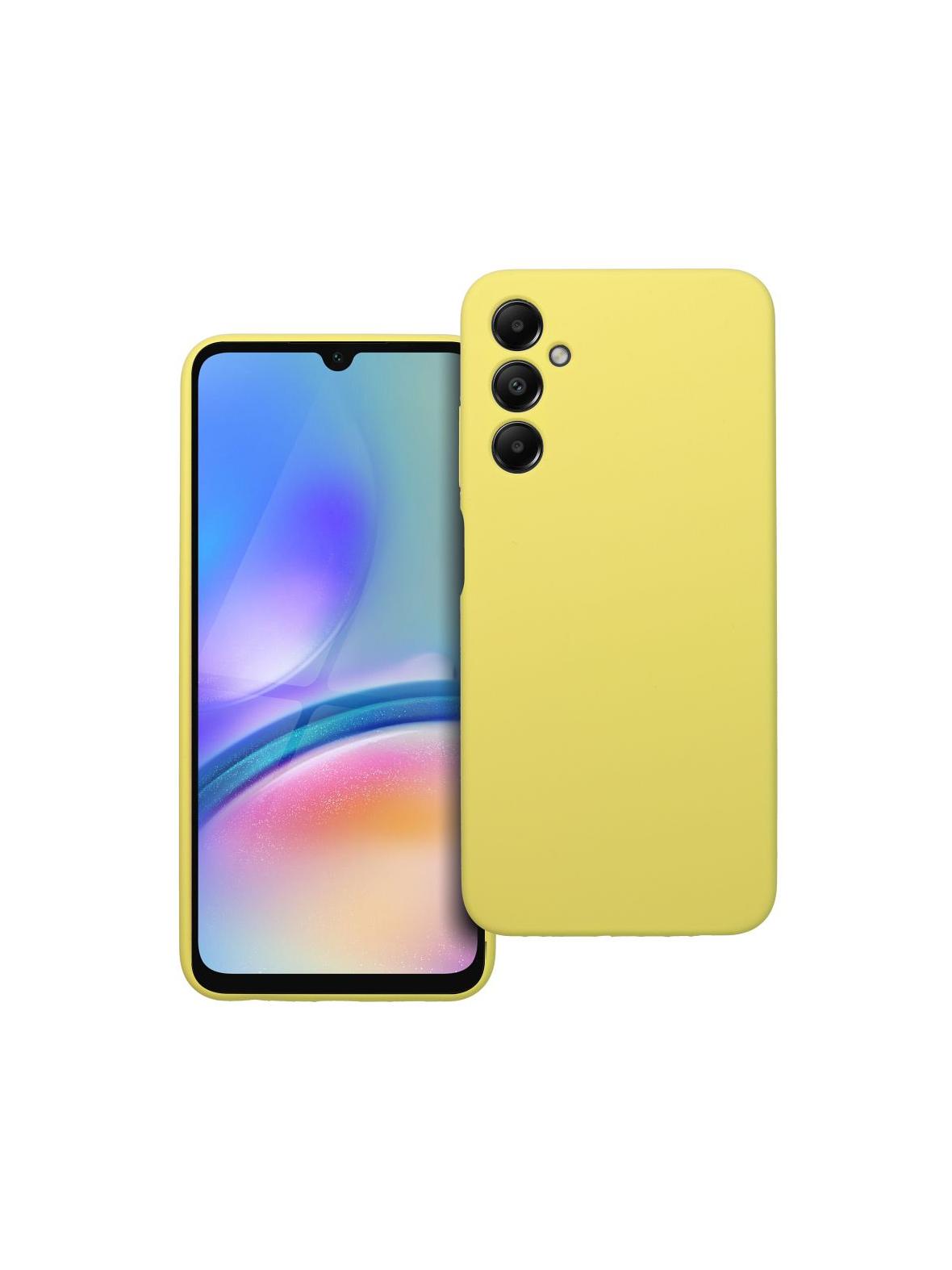 Futerał SILICONE 2mm do SAMSUNG A05S żółty