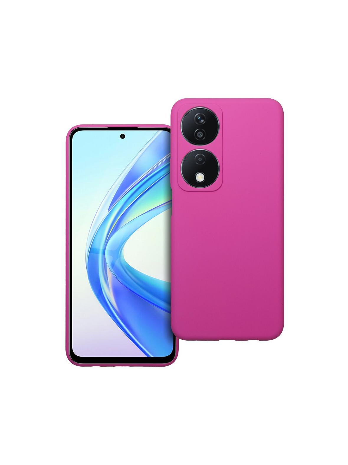 Futerał SILICONE 2mm do HONOR X7B róż