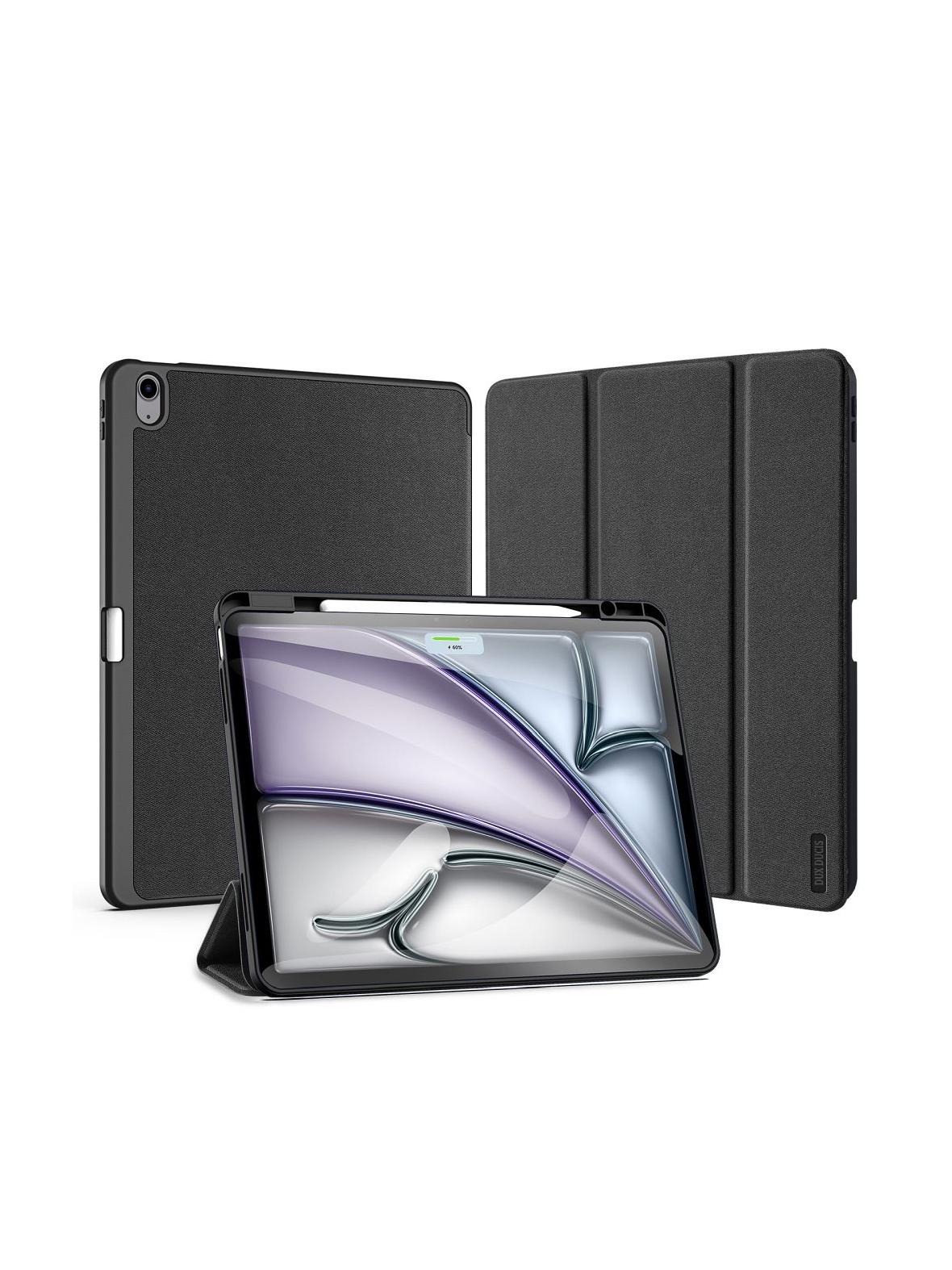 DUX DUCIS etui DOMO składane z miejscem na rysik do iPad Air 13 (2024) czarne