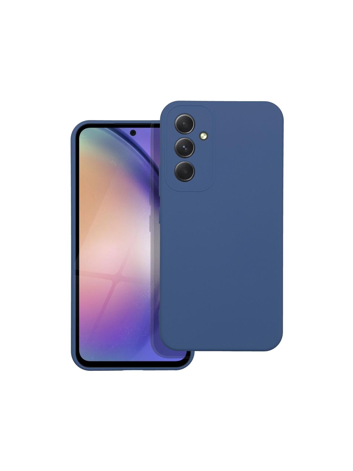 Futerał SILICONE do SAMSUNG A54 5G niebieski