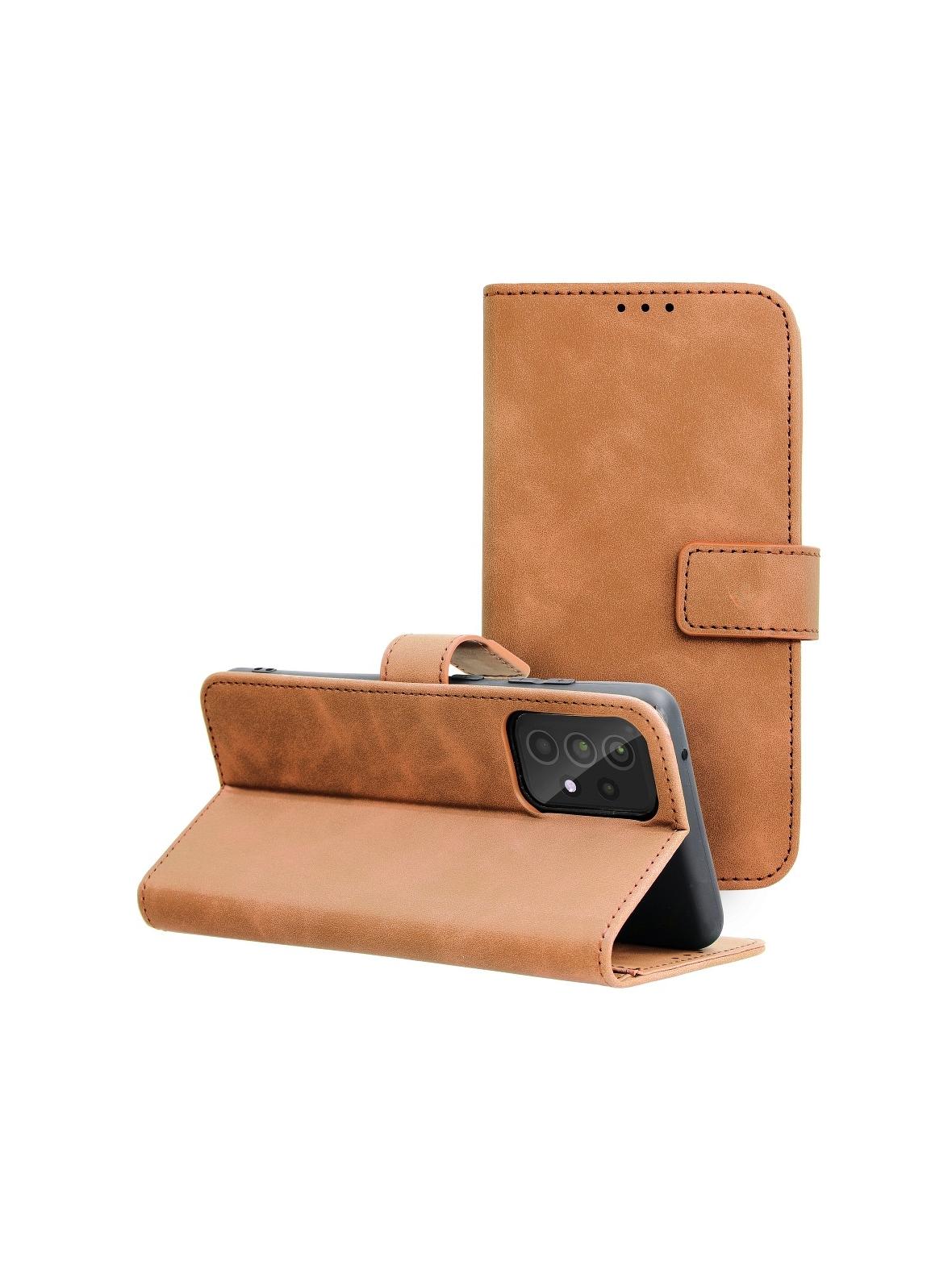 Kabura TENDER Book do SAMSUNG A52 5G / A52 LTE ( 4G ) / A52s 5G brązowy