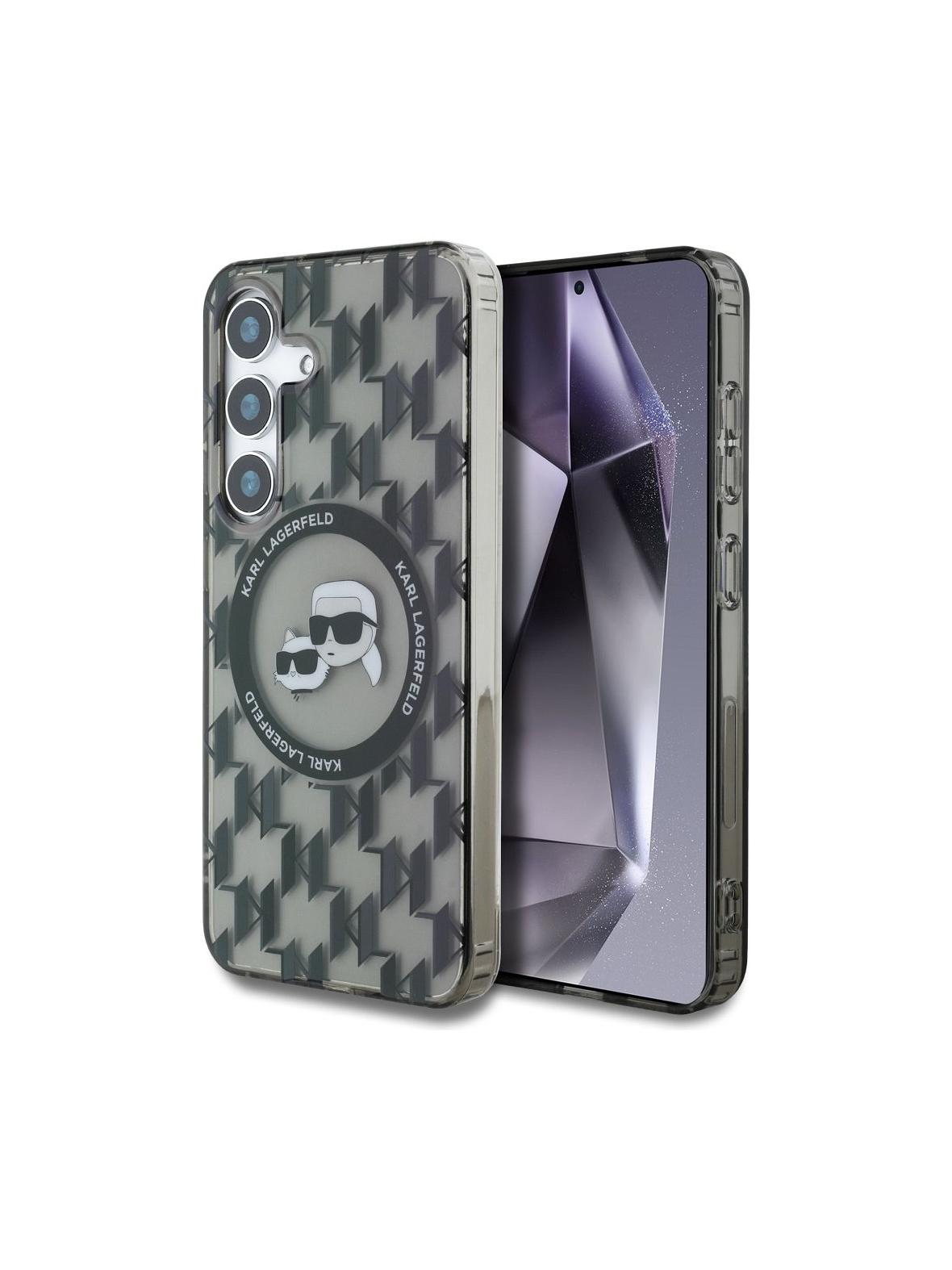 KARL LAGERFELD futerał do SAMSUNG S25 KLHMS25SHMCKMHK (Magnetic IML Metal Monogram KC Heads) czarny