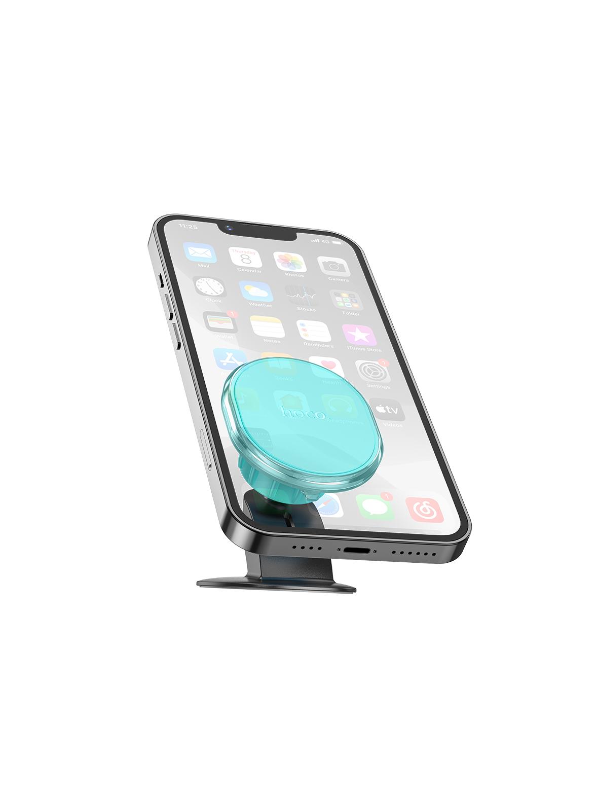 Uchwyt na telefon do samochodu magnetyczny Hoco do deski H2 niebieski