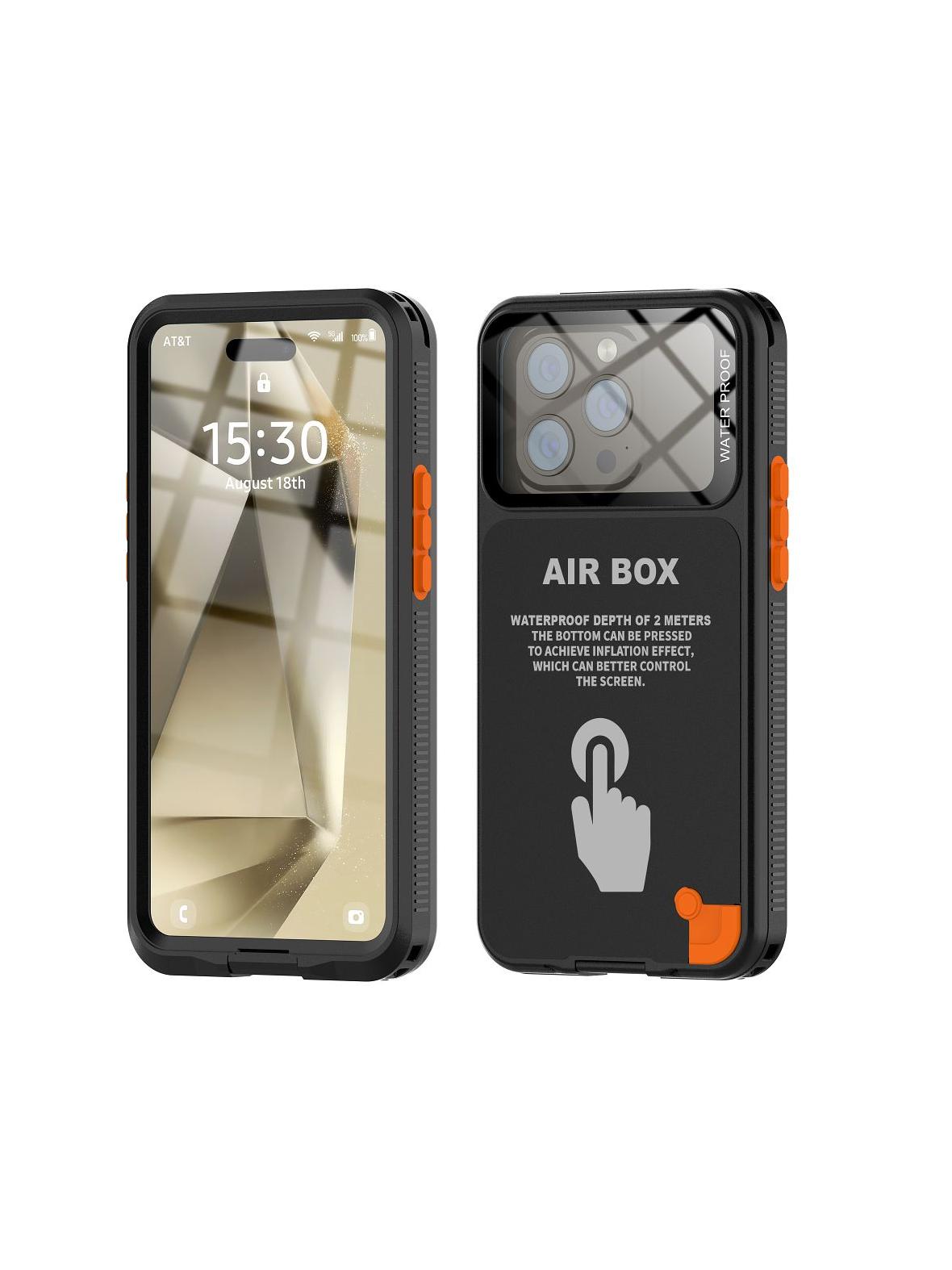 Futerał wodoodporny SHELLBOX AIRBOX 6.1 uniwersalny czarny