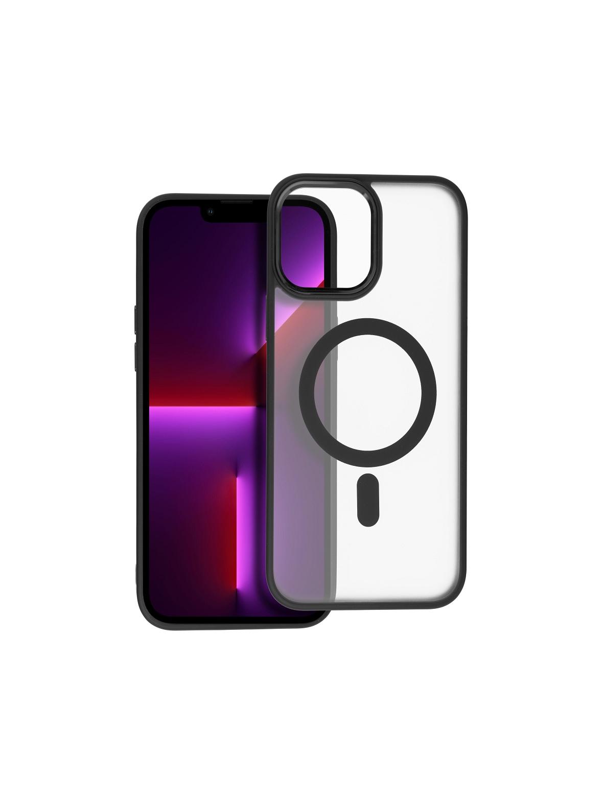 Futerał MATTE MAG COVER kompatybilny z MagSafe do IPHONE 13 Pro czarny