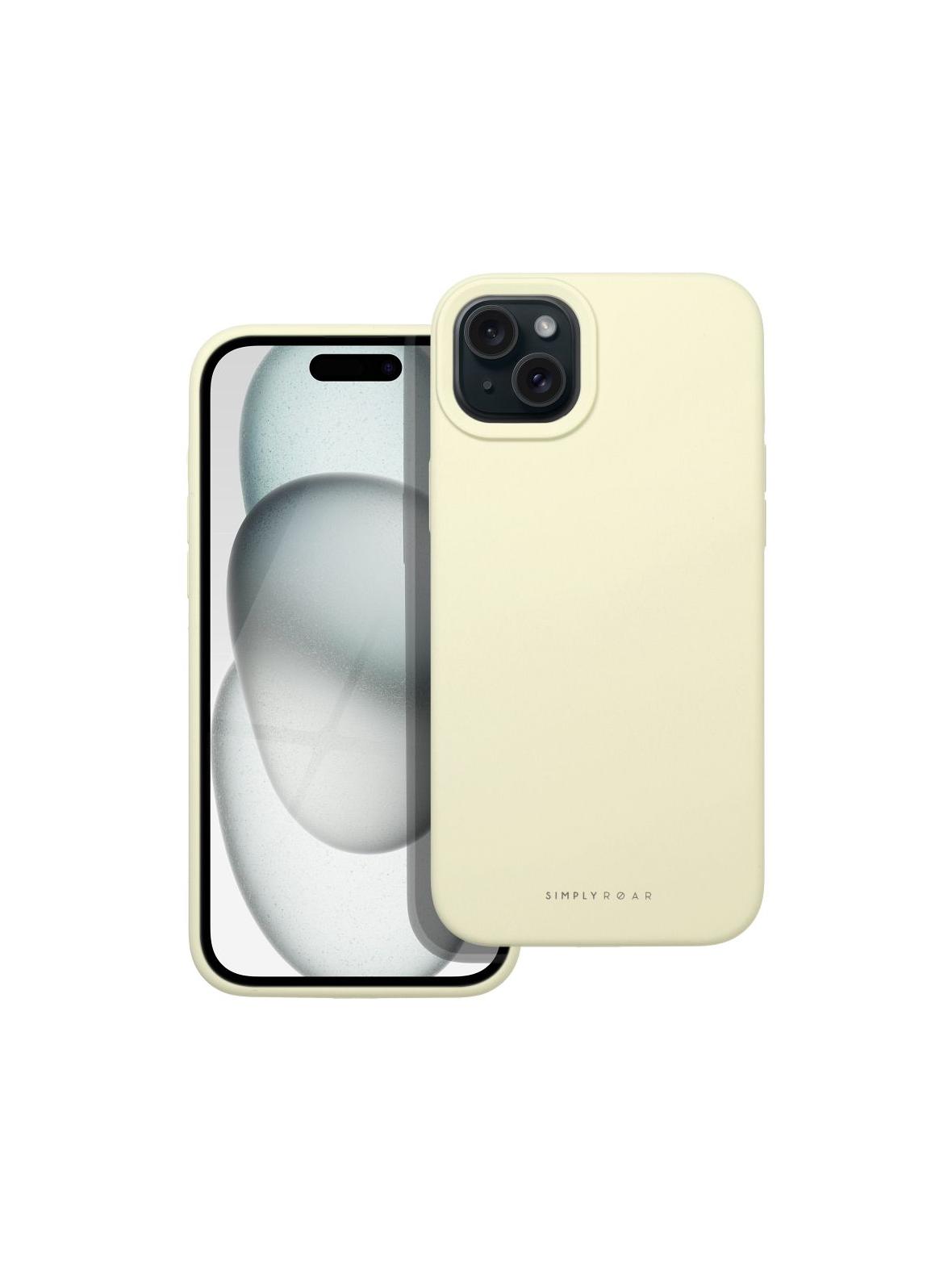 ROAR futerał CLOUD SKIN do IPHONE 15 Plus Jasnożółty