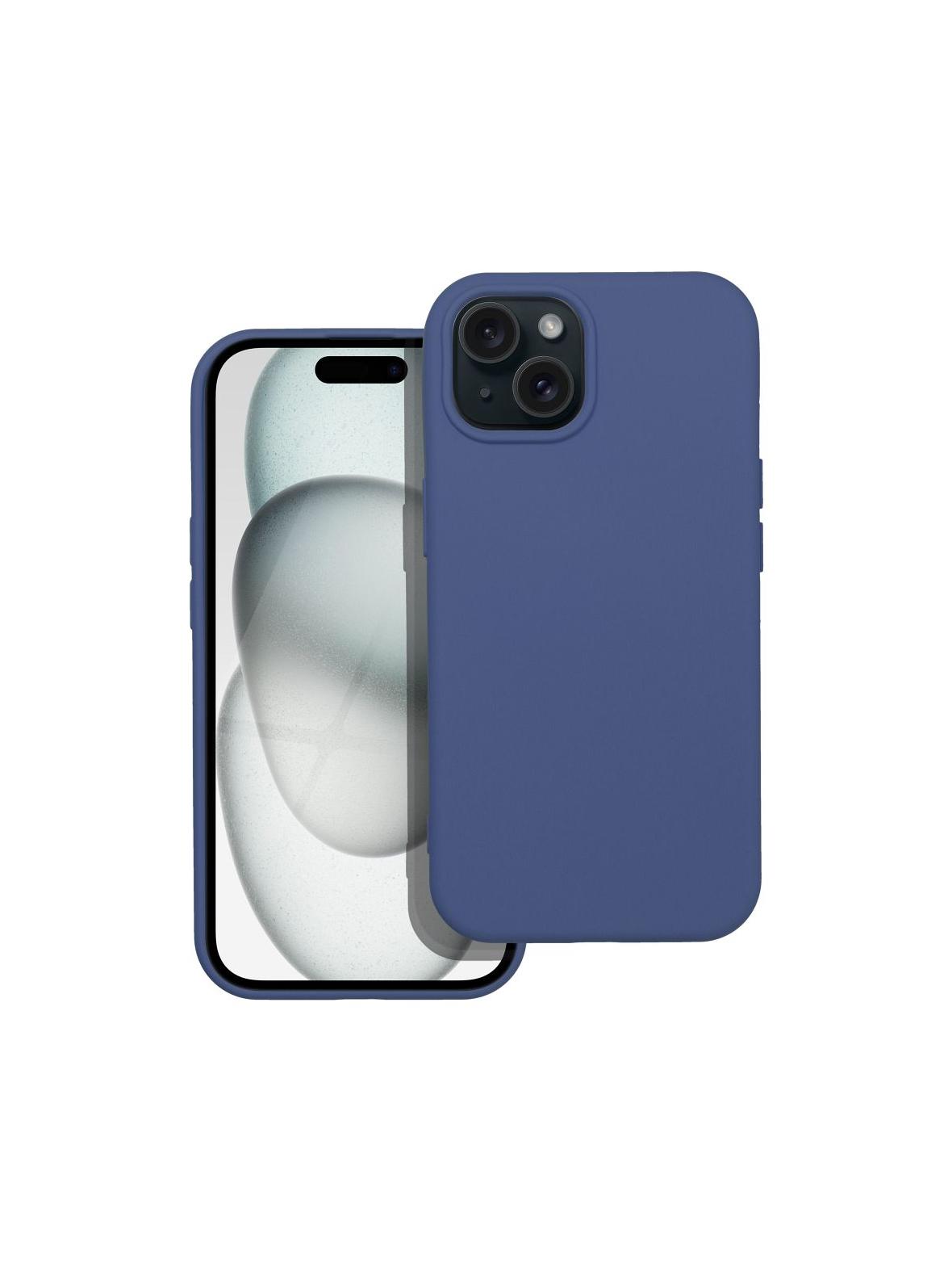 Futerał SILICONE do IPHONE 15 niebieski