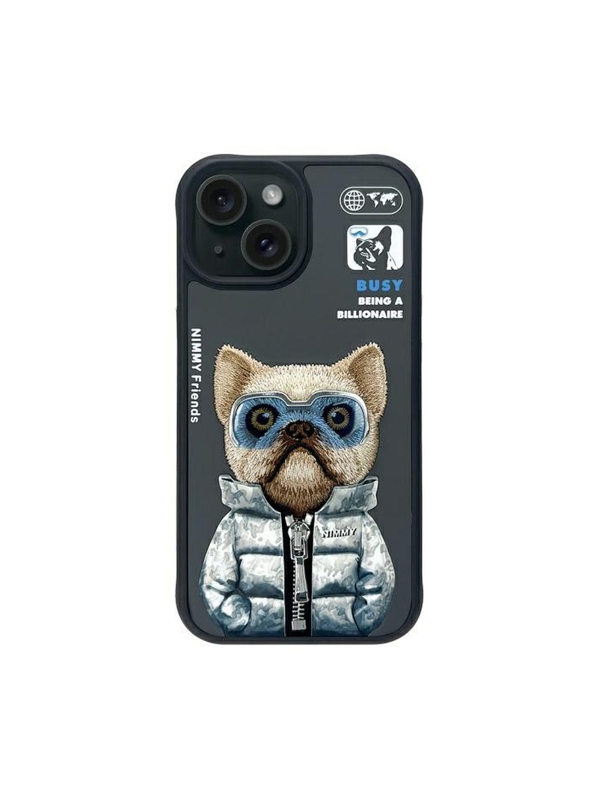 NIMMY futerał COOL&CUTE 2.0 Dog do IPHONE 15 czarny