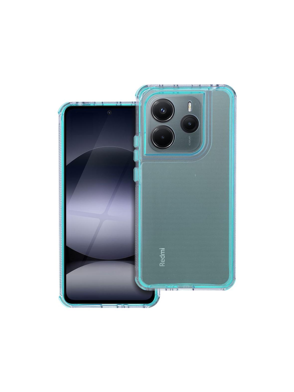 Futerał MATRIX CLEAR do XIAOMI Redmi Note 14 5G miętowy