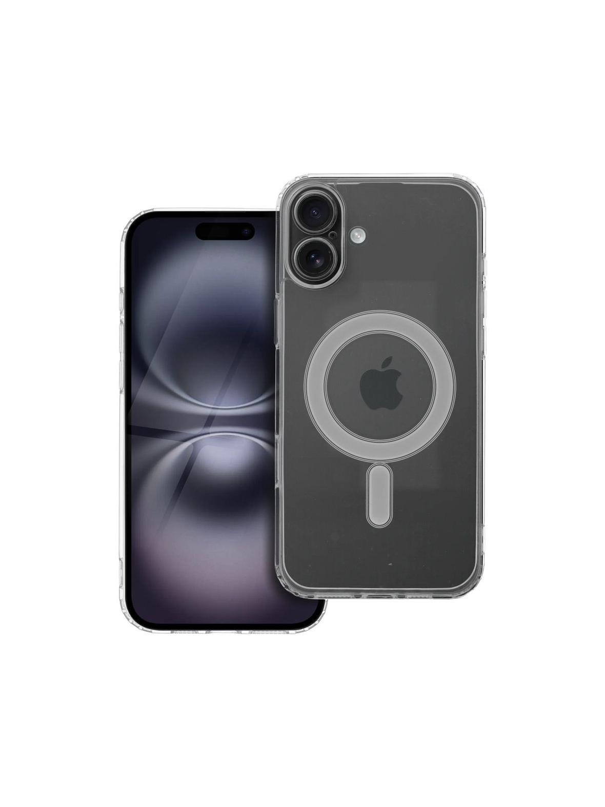 Futerał CLEAR MAG COVER z ochroną aparatu kompatybilny z MagSafe do IPHONE 16 Plus transparentny
