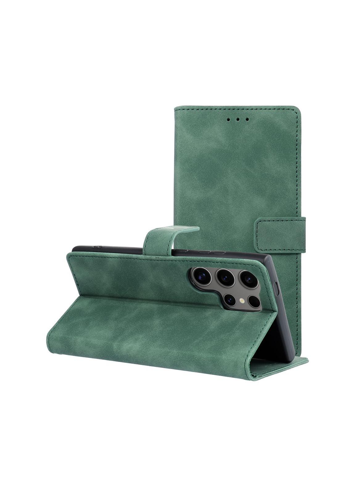 Kabura TENDER Book do SAMSUNG S24 Ultra zielony