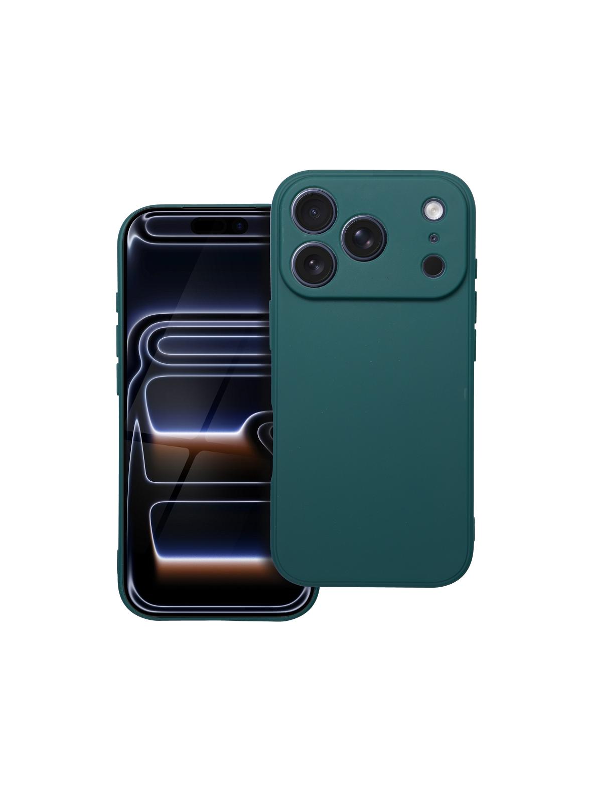 Futerał MATT do IPHONE 17 Pro ciemnozielony