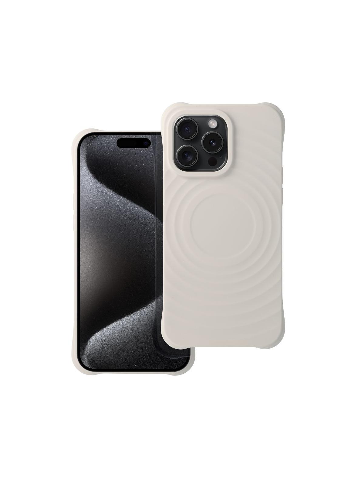 Silicone Zephyr Mag Cover kompatybilny z MagSafe do IPHONE 14 PRO MAX biały