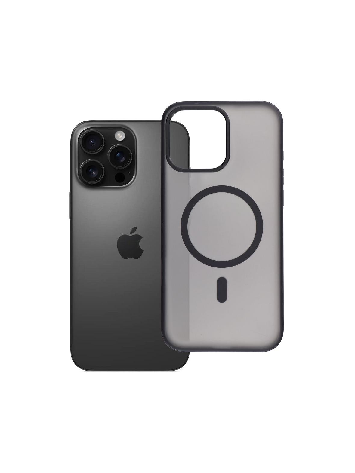 Futerał do iPhone 16 PRO MAX Flexline Mag Cover zgodny z MagSafe czarny