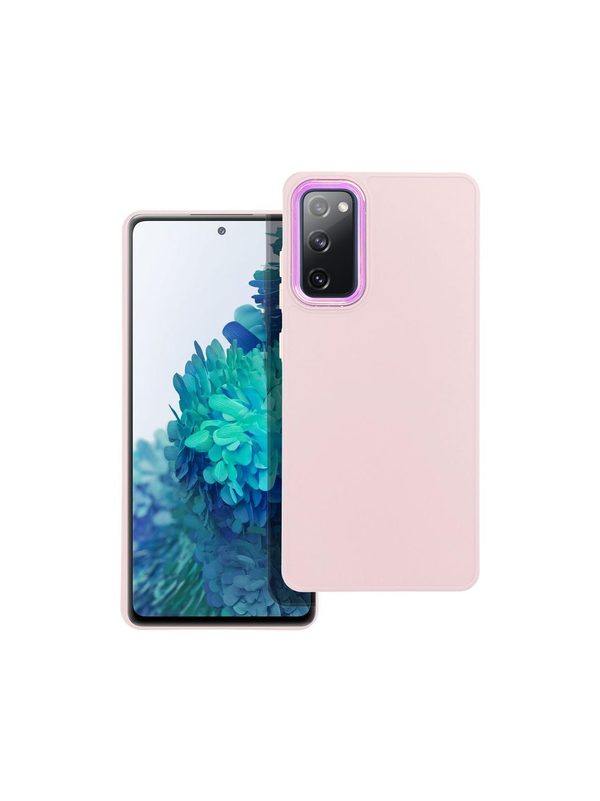 Futerał FRAME do SAMSUNG S20 FE / S20 FE 5G pudrowy róż