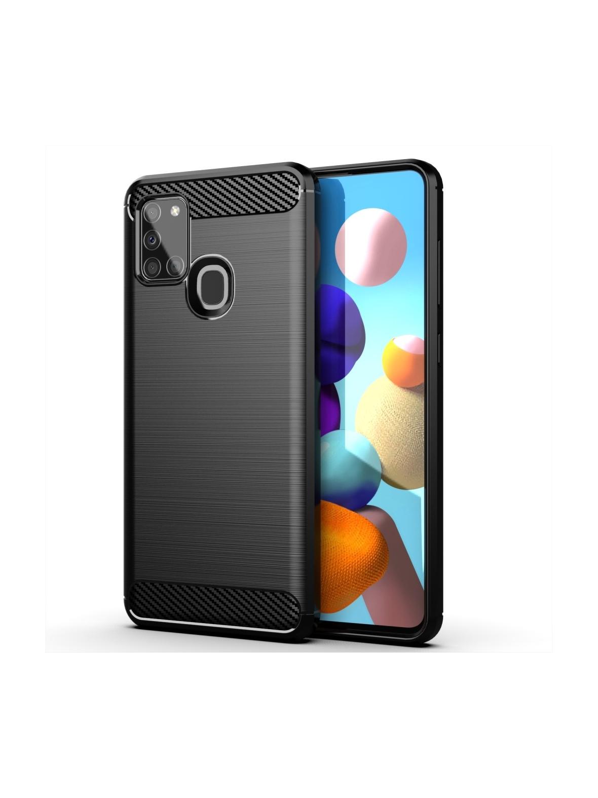 Futerał CARBON do SAMSUNG A21S czarny