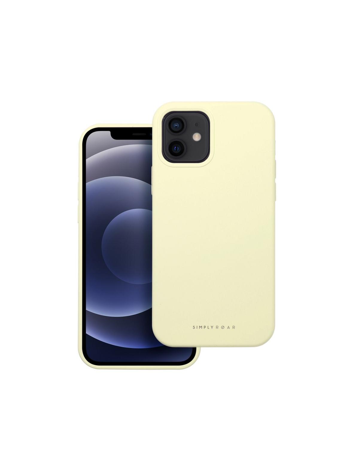 ROAR futerał CLOUD SKIN do IPHONE 12 Jasnożółty