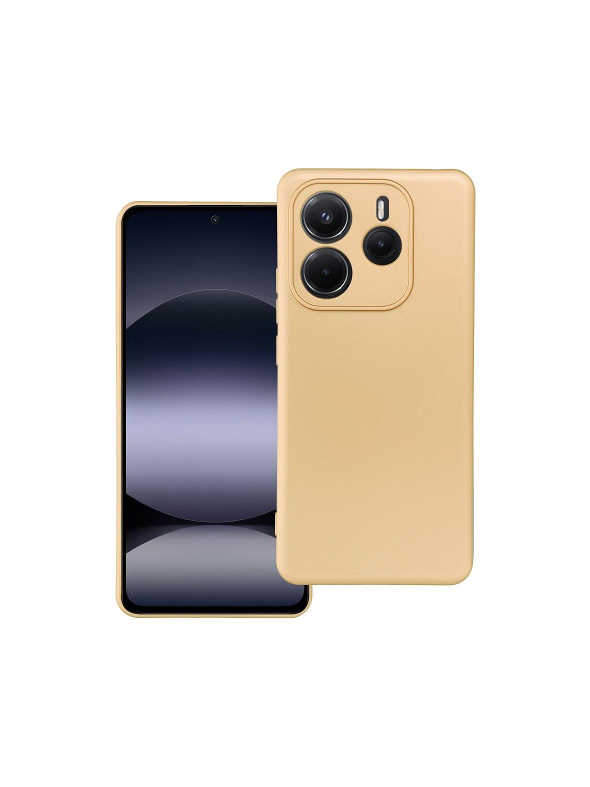 Futerał METALLIC do XIAOMI Redmi NOTE 14 5G złoty