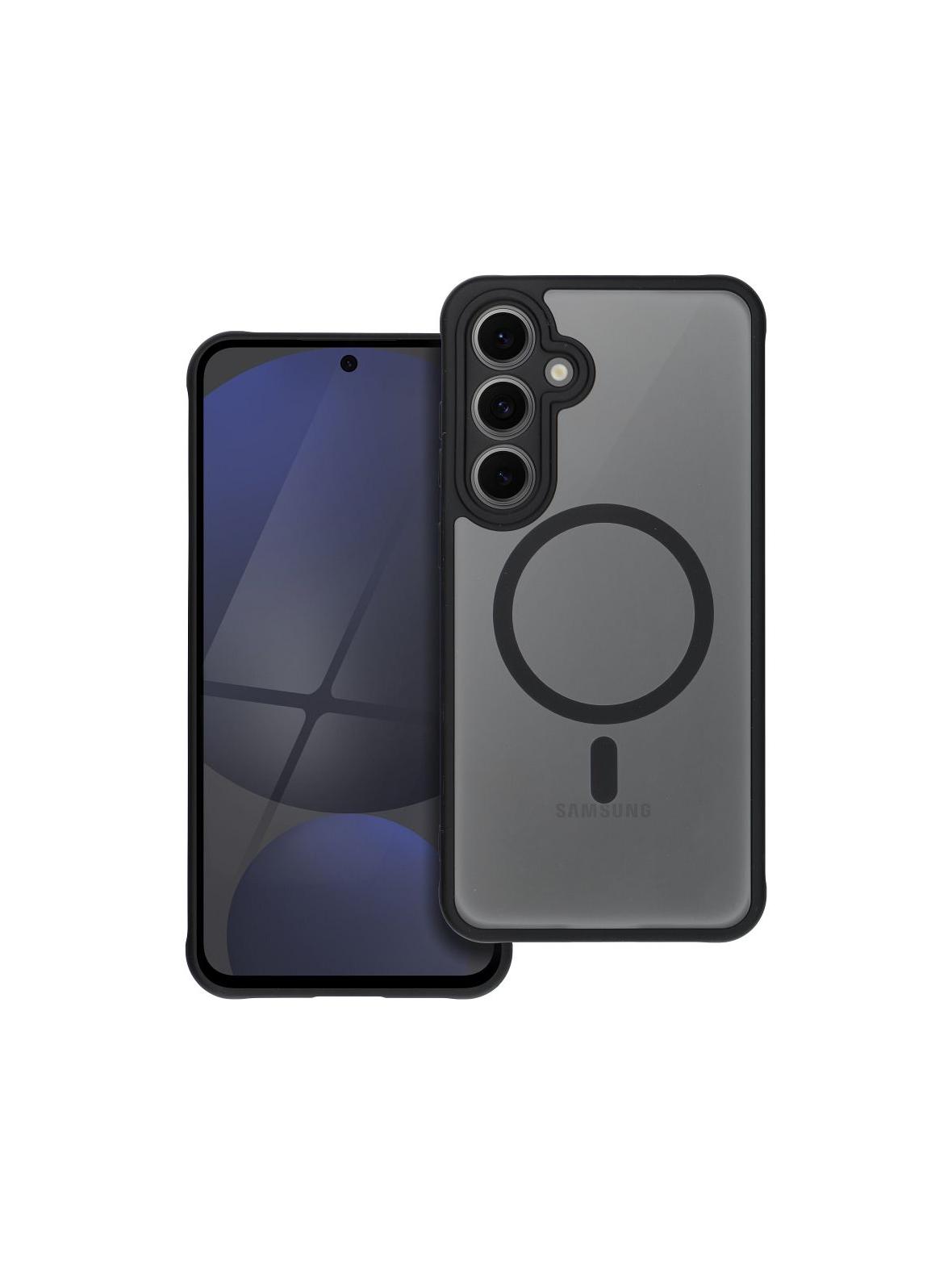 Futerał FULL MATTE MAG COVER kompatybilny z MagSafe do SAMSUNG S24 FE czarny