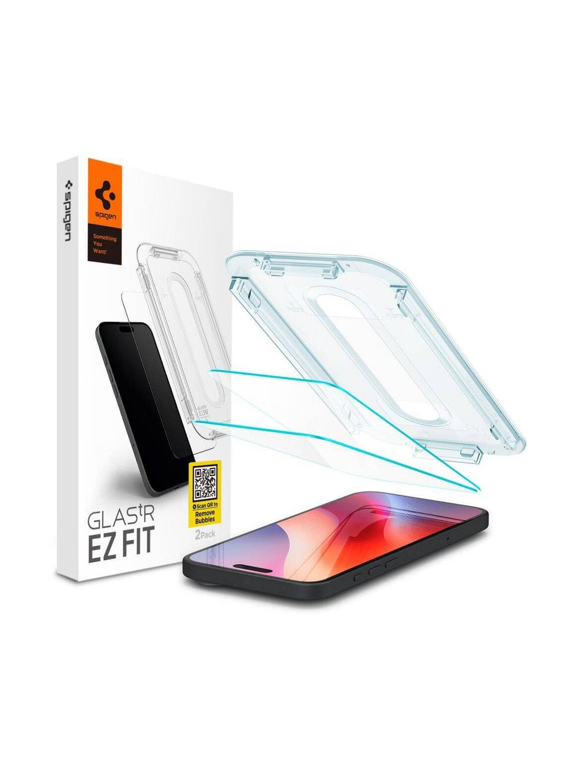 SPIGEN szkło hartowane GLAS.TR ”EZ FIT” do IPHONE 16 Pro Max clear