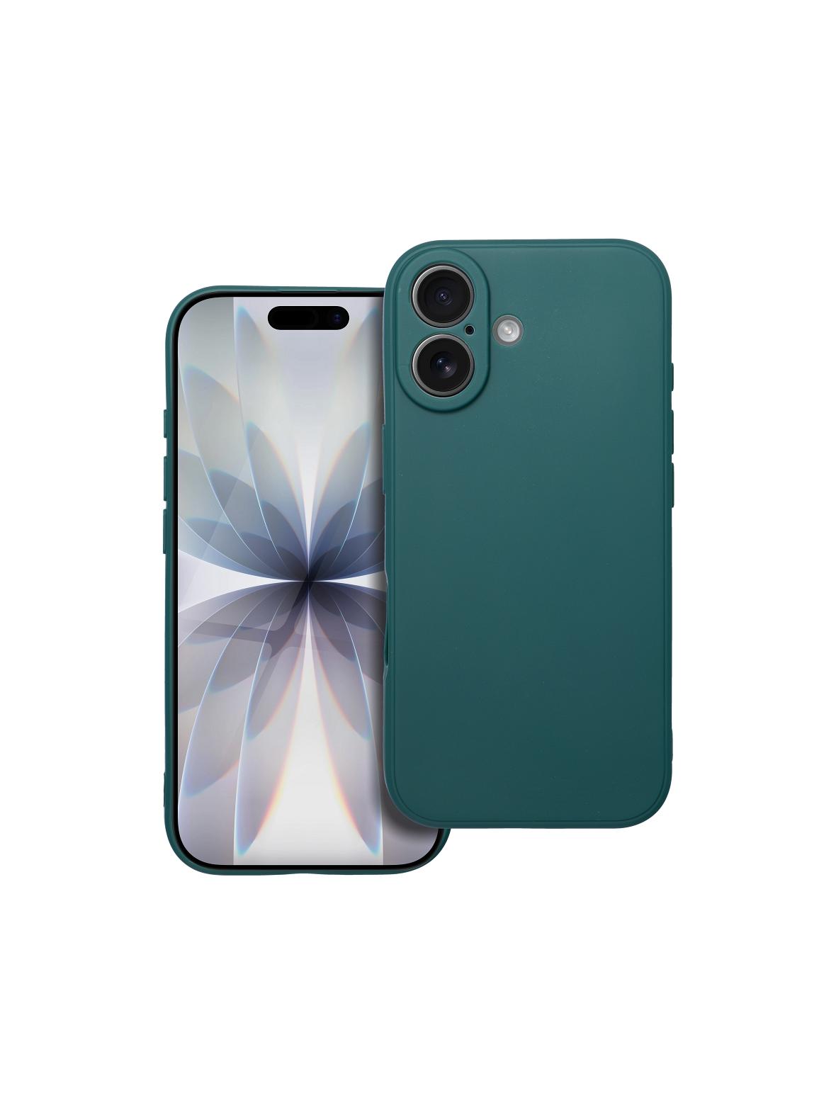 Futerał MATT do IPHONE 17 ciemnozielony