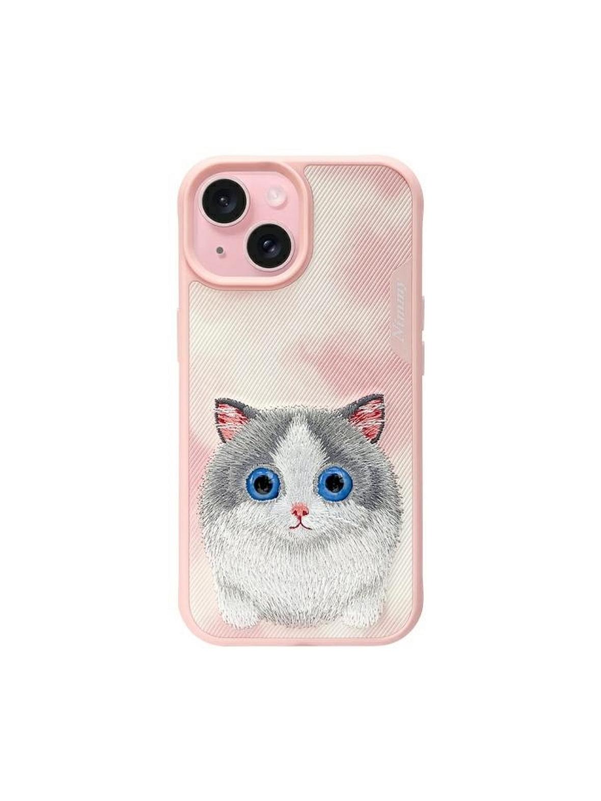 NIMMY futerał BIG EYED PET 2.0 Cat do IPHONE 15 różowy