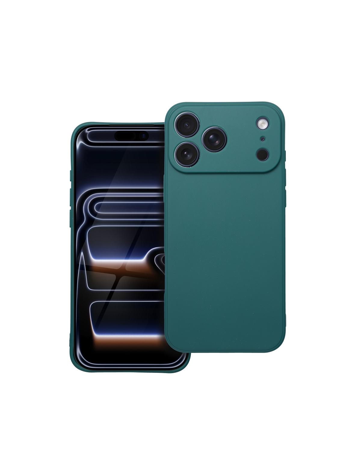 Futerał MATT do IPHONE 17 Pro Max ciemnozielony