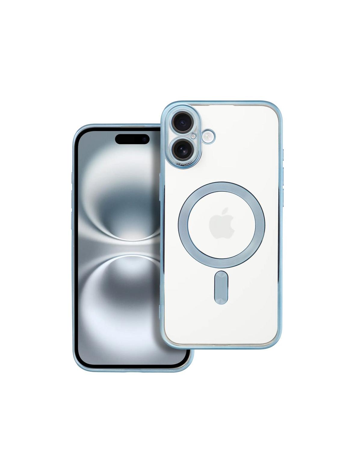 Futerał ELECTRO MAG COVER kompatybilny z MagSafe do IPHONE 16 Plus niebieski