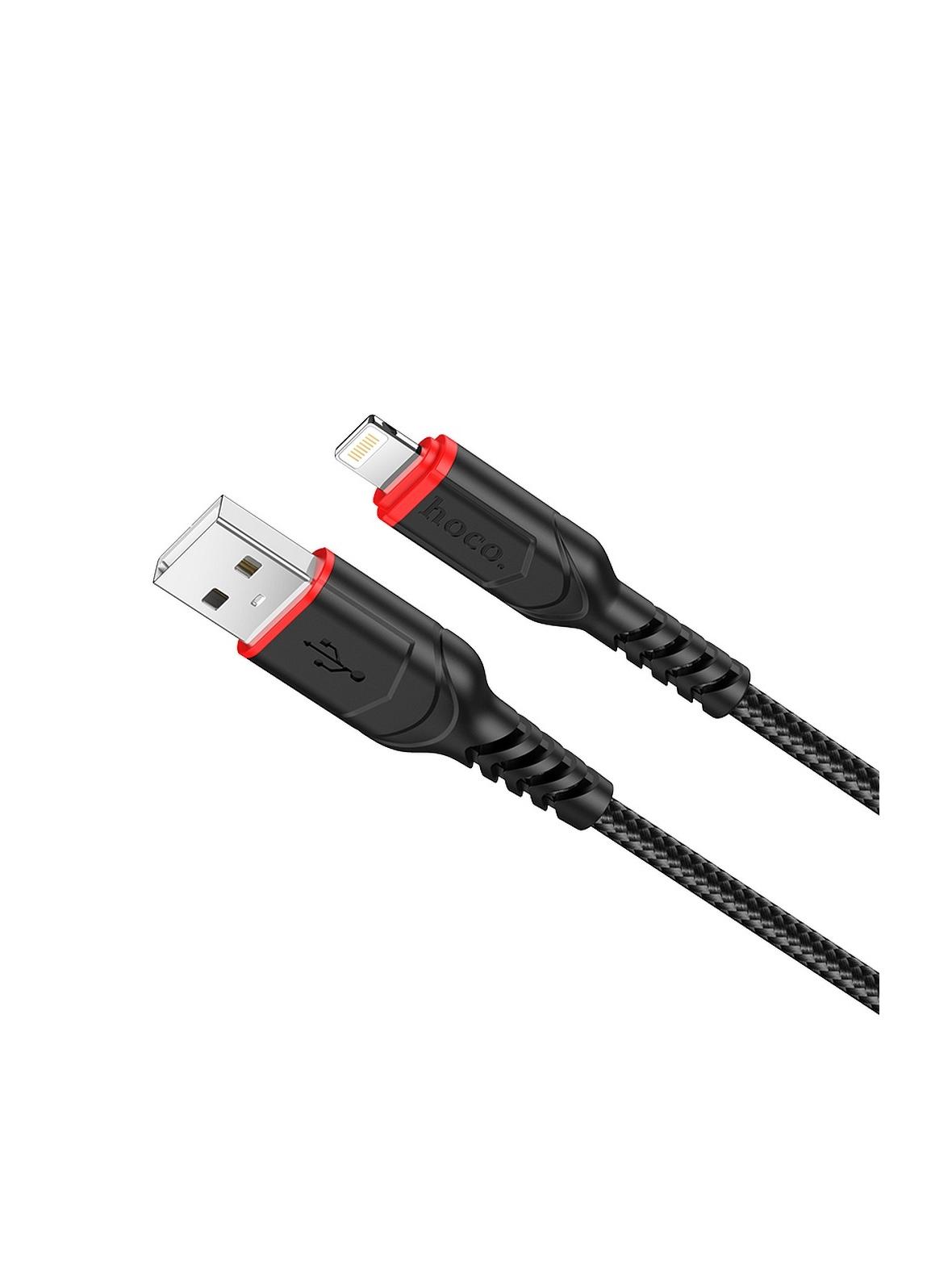 Kabel USB A do Lightning Hoco 2,4A 1 m X59 czarny