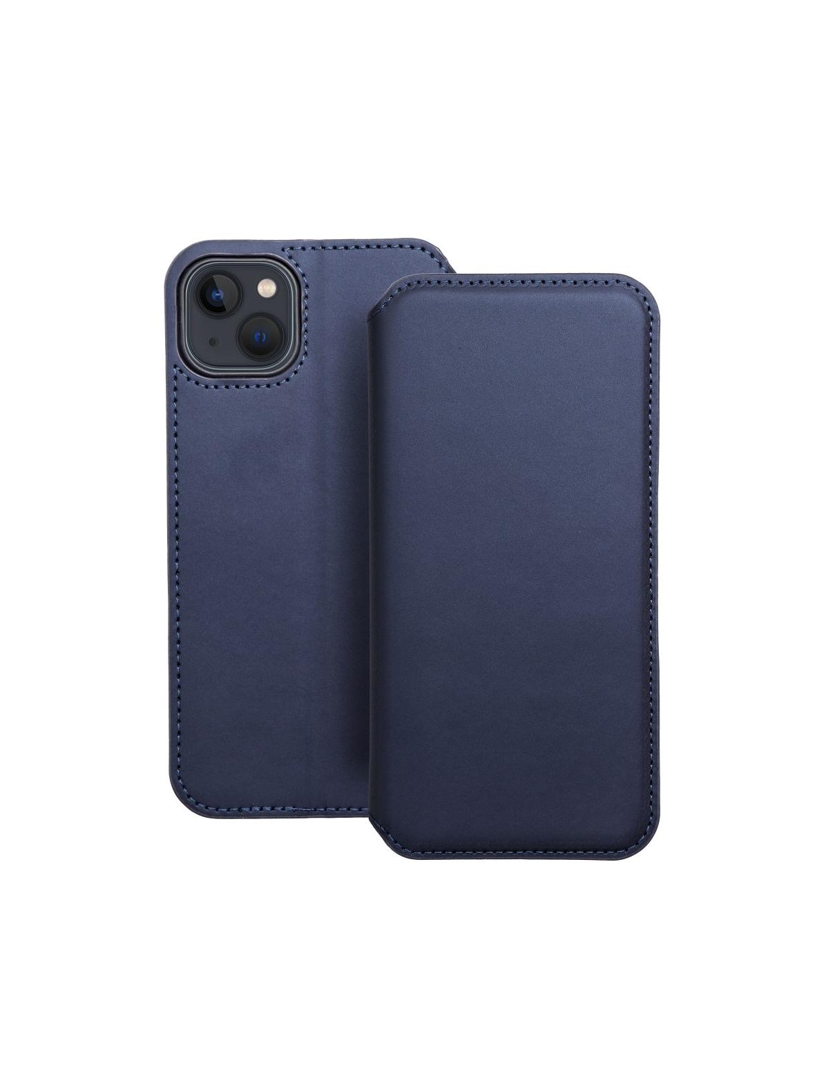 Kabura DUAL POCKET Book do IPHONE 13 granatowy
