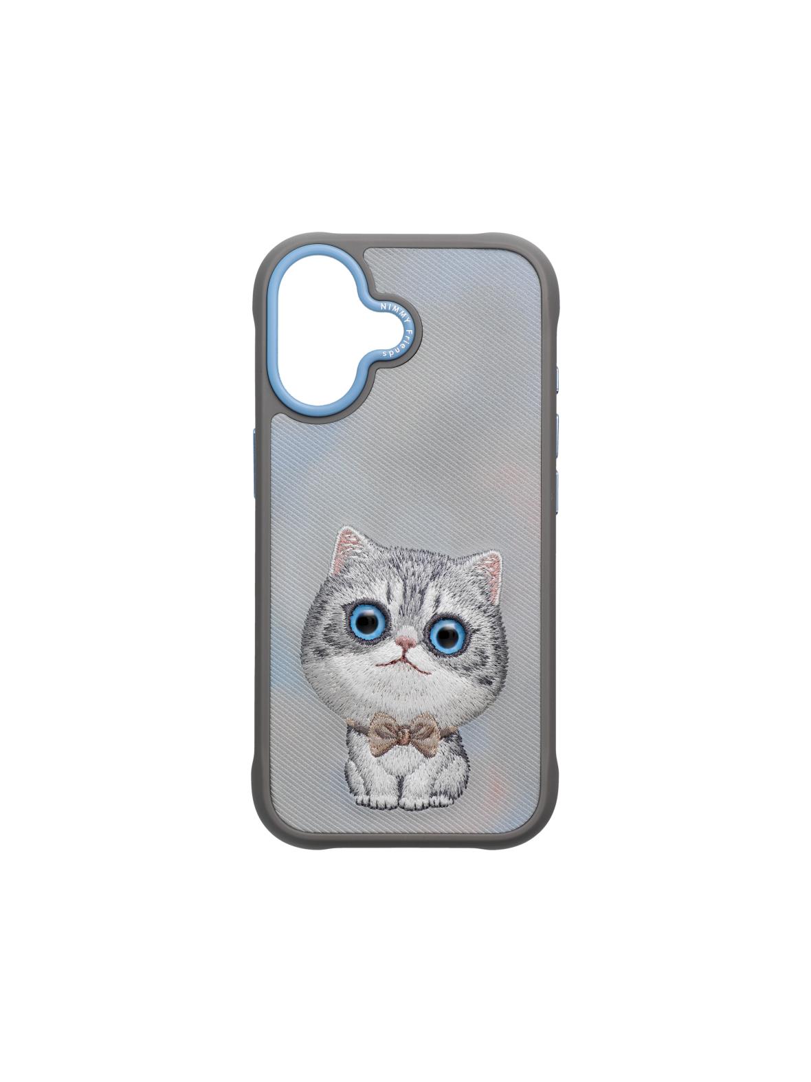 NIMMY futerał BIG EYED PET 2.0 Cat do IPHONE 17 szary
